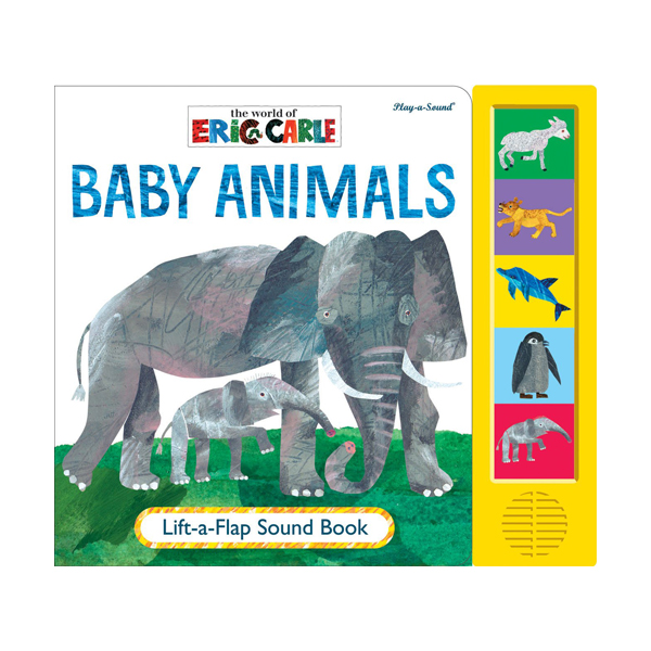 [õ۰] World of Eric Carle : Baby Animals Lift-a-Flap Sound Book (Board book, Sound Book)