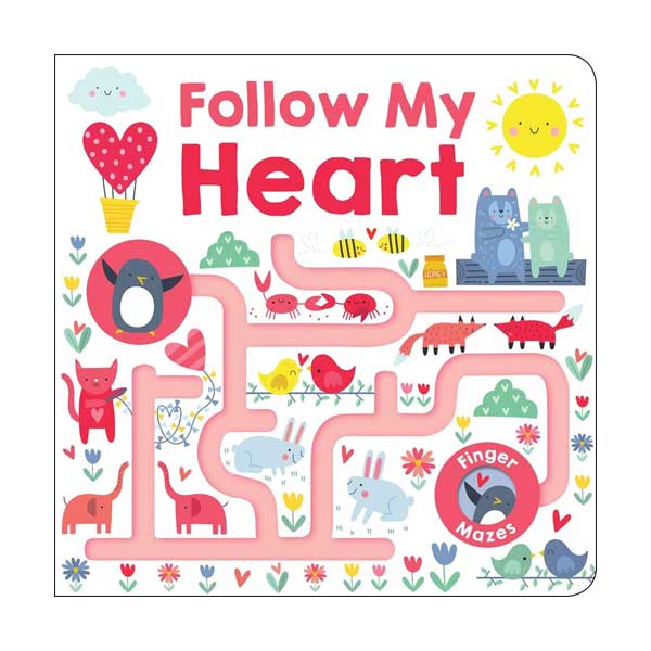 Maze Book : Follow My Heart (Board book)
