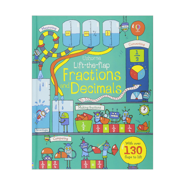 Usborne Lift the Flap : Fractions and Decimals (Board book, 영국판)