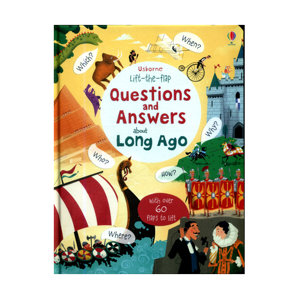 Lift-the-flap Questions and Answers about Long Ago (Board book, 영국판)