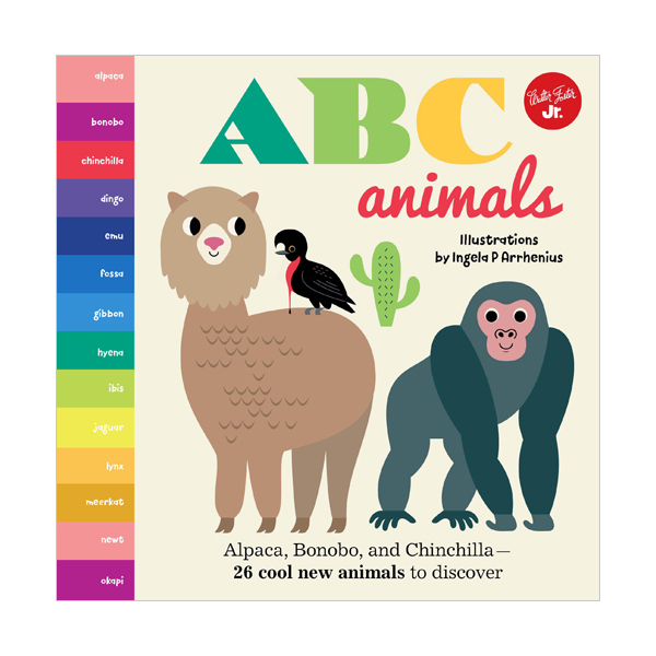 Little Concepts : ABC Animals : Alpaca, Bonobo, and Chinchilla (Board book, )