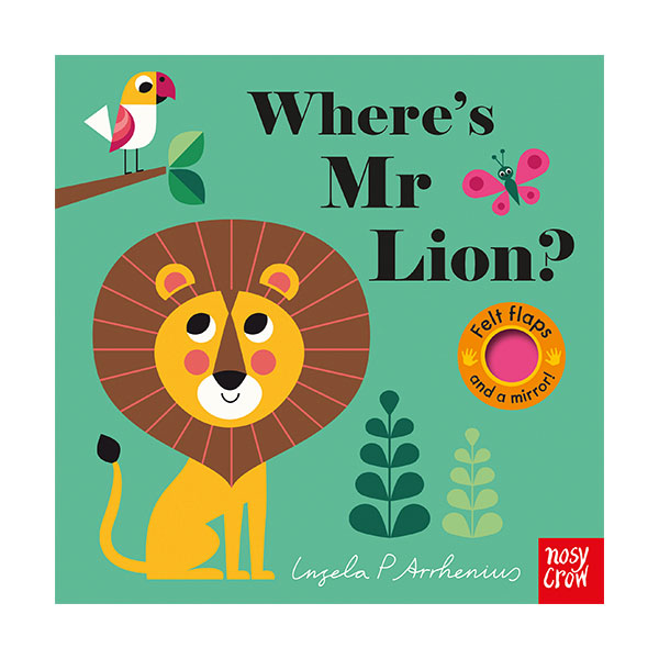 Where's Mr Lion? : Felt Flap Book (Board book, 영국판)
