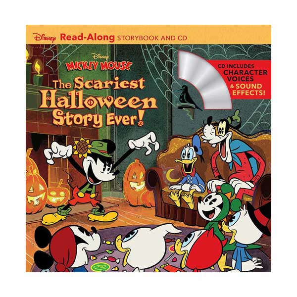 Disney Read-Along Storybook : Mickey Mouse : The Scariest Halloween Story Ever! :미키마우스 (Book and CD)