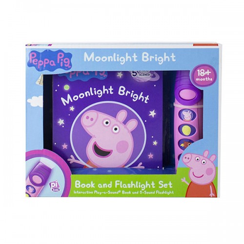 Peppa Pig : Moonlight Bright Sound Book and Flashlight Set 
