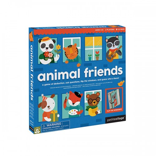 Petit Collage Knock Who's There Animal Friends Board Game