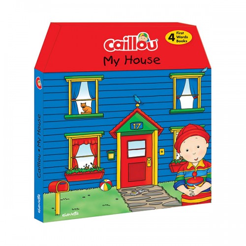 Caillou, My House : 4 chunky board books to learn new words (Board book)