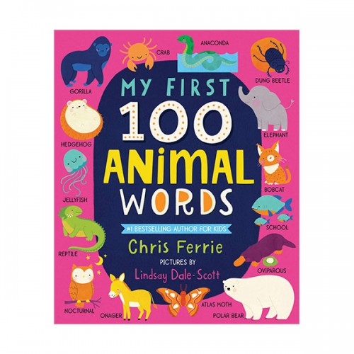 My First 100 Animal Words (Board book)