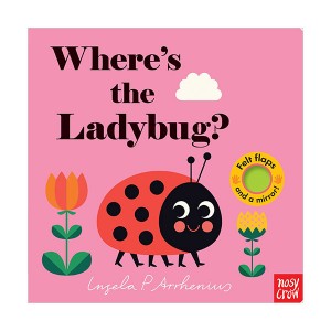 Where's the Ladybug? : Felt Flap Book (Board book, 미국판)
