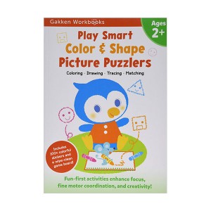 Play Smart Color & Shape Picture Puzzlers Age 2+ with Stickers (Paperback)