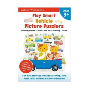 Play Smart Vehicle Picture Puzzlers Age 3+ with Stickers