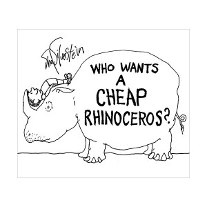 Who Wants a Cheap Rhinoceros? (Hardcover)