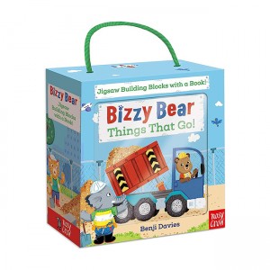 Bizzy Bear Book and Blocks set (Board book, )