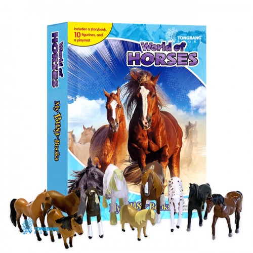 My Busy Books : World of Horses (Board book)