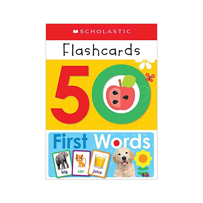 50 First Words Flashcards: Scholastic Early Learners (Flashcards , ̱)