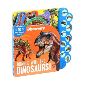 Discovery : Rumble with the Dinosaurs! (Board book, Sound Book)