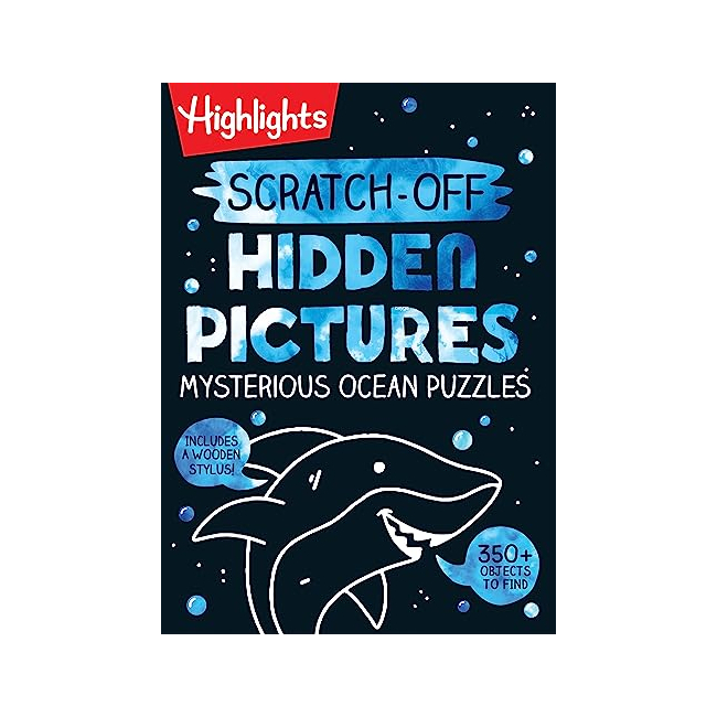 Scratch-Off Hidden Pictures Mysterious Ocean Puzzles