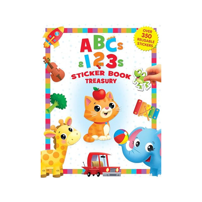  Sticker Book Treasury : Abcs & 123S 