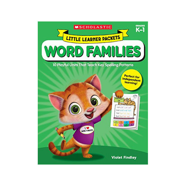 Little Learner Packets: Word Families : 10 Playful Units That Teach Key Spelling Patterns