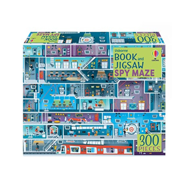 Usborne Book and Jigsaw Spy Maze