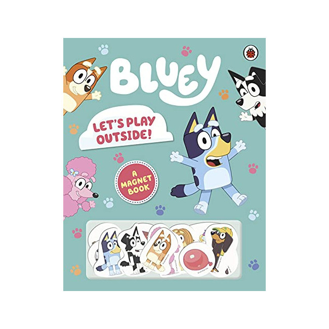 Bluey: Let's Play Outside!: Magnet Book