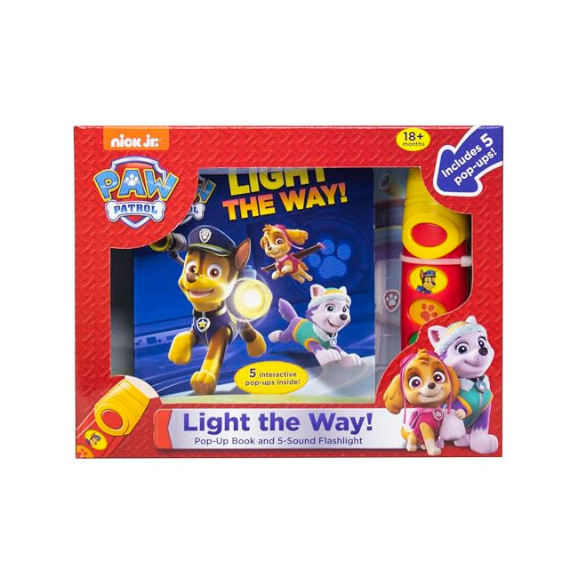 Nickelodeon PAW Patrol - Light the Way! A Little Flashlight Adventure Sound Book