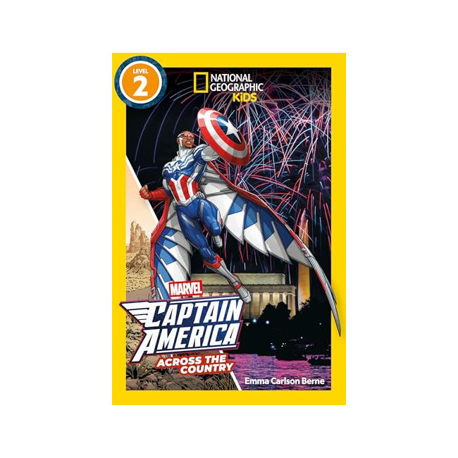 Captain America Across the Country - National Geographic Kids, Level 2