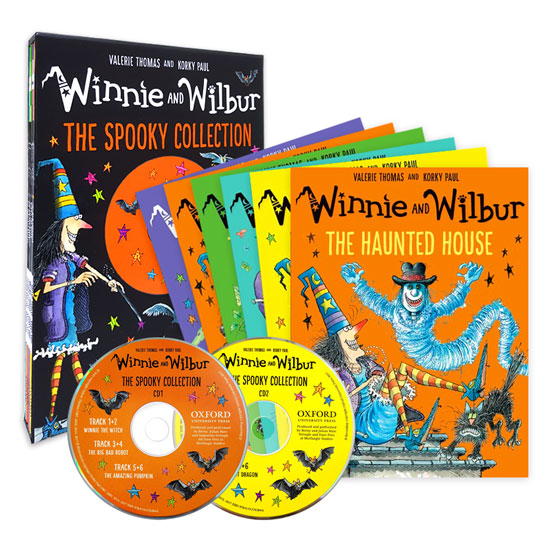 Winnie and Wilbur : The Spooky Collection (Paperback 6권 + Audio CD 2장, 영국판)