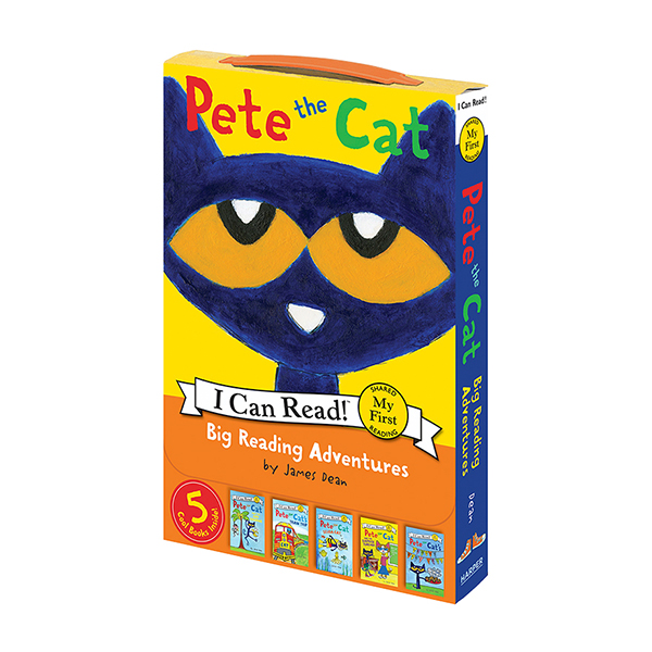  I Can Read My First : Pete the Cat : Big Reading Adventures 5 Books Boxed Set (Paperback)(CD없음)
