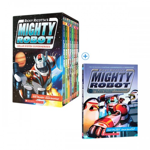 마이티로봇: Ricky Ricotta's Mighty Robot #01-9 챕터북 세트 (Paperback, 풀컬러) (CD없음)