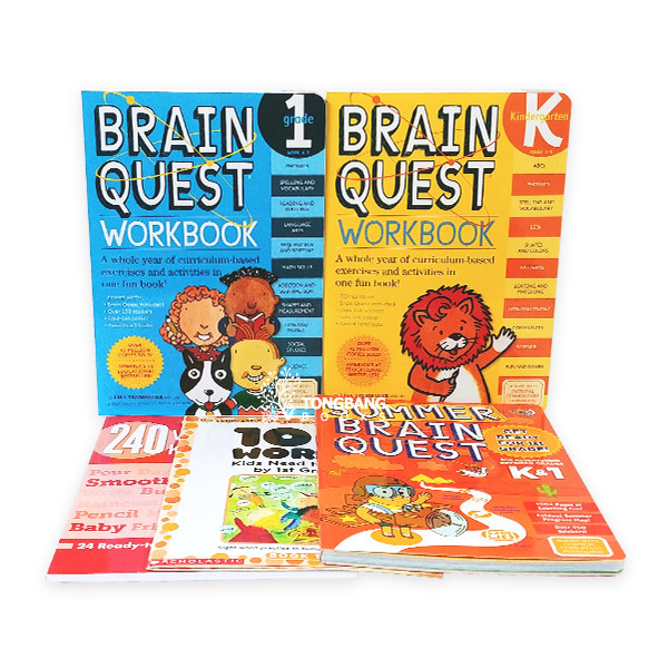 Brain Quest & Scholastic Grade K ~ 1 영어문제집 5종 세트 (Paperback)
