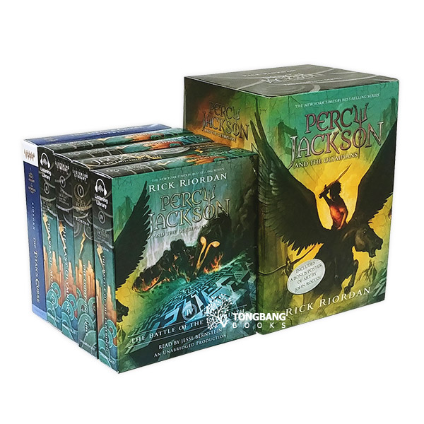 Percy Jackson and the Olympians #01-5 Book & CD Ʈ (Paperback & CD)