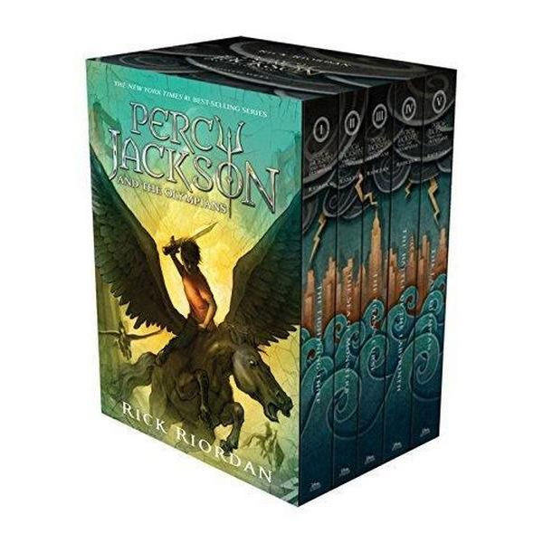 Percy Jackson and The Olympians #01-5 Books Boxed Set (Paperback)(CD)
