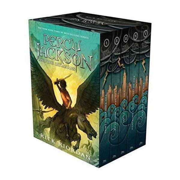 Percy Jackson and The Olympians #01-5 Books Boxed Set (Paperback)(CD미포함)