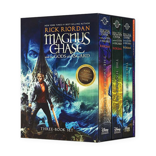 Magnus Chase and the Gods of Asgard #01-3 Books Boxed Set (Paperback)(CD미포함)