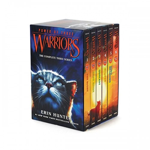 Warriors 3 Power of Three #01-6 Books Box Set (Paperback)(CD)