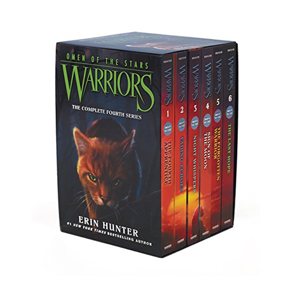 Warriors 4 : Omen of the Stars #01-6 Box Set (Paperback)(CD)