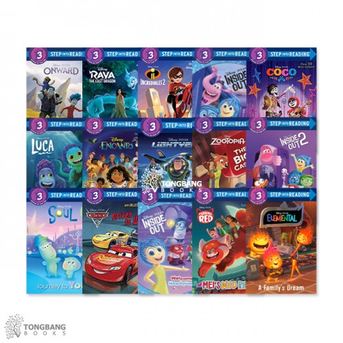 Step into Reading 3ܰ : Disney & Dreamworks  15 Ʈ