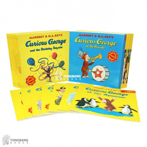 Curious George Story 픽쳐북 40종 세트 (Paperback) (CD 미포함)
