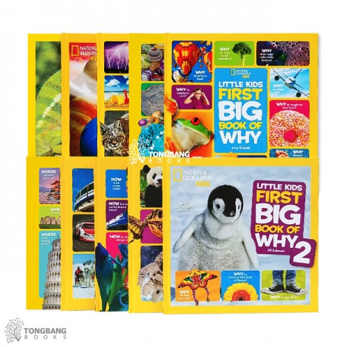 [적립금 3배★]National Geographic Kids : Little Kids First Big Book 논픽션 10종 하드커버 A 세트 (CD없음)