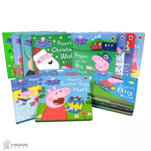 ▣Wellness Life▣ Peppa Pig 보드북 18종 A 세트 (Board book) (CD 미포함)
