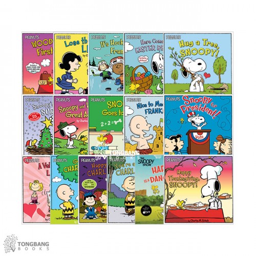 Peanuts : Snoopy 시리즈 픽쳐북 16종 세트 (Paperback) (CD미포함)