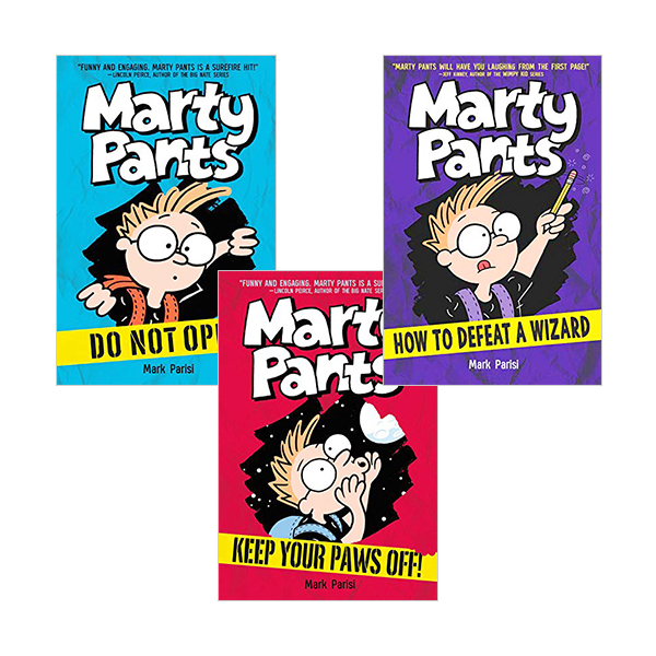 Marty Pants 챕터북 하드커버 3종 세트 (CD없음)
