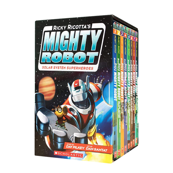 Mighty Robot : Solar System Superheroes #01-8 챕터북 Box Set (Paperback, 풀컬러)(CD없음)