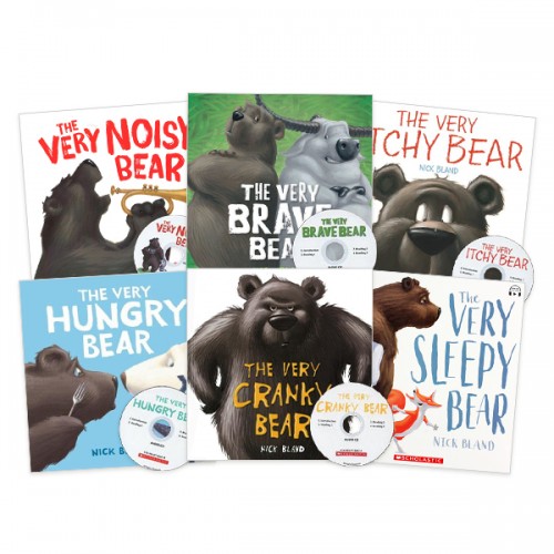 [★Listent&Read]The Very Bear 픽쳐북 & CD 6종 세트 (Paperback+CD, StoryPlus QR코드)