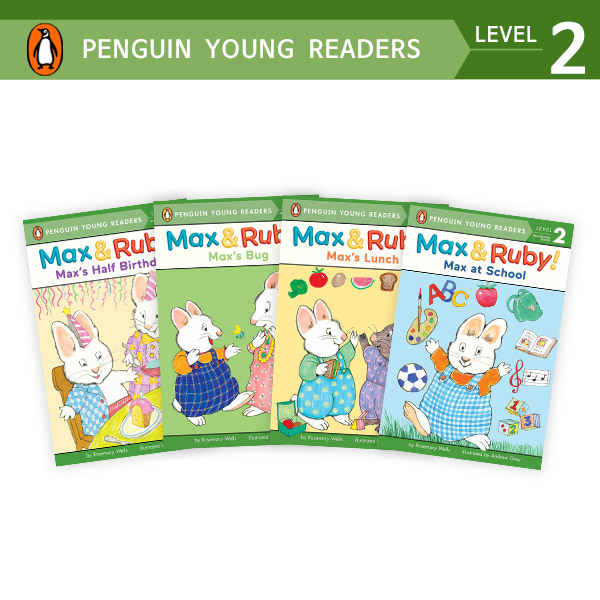 Penguin Young Readers Level 2 : Max & Ruby 리더스 4종 세트 (Paperback)(CD없음)