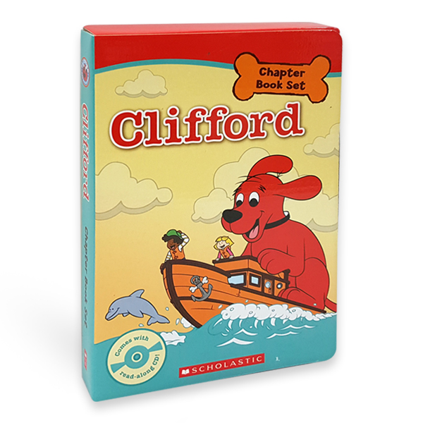 Clifford Chapter Book Set : éͺ & CD 4 Box Set (Paperback+CD)