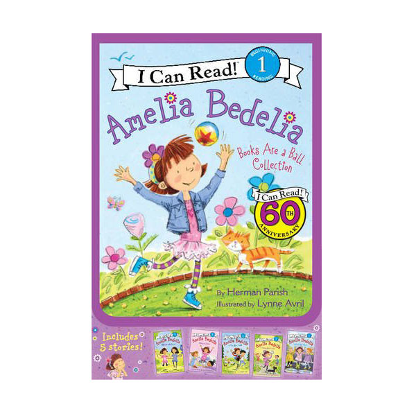 I Can Read 1 : Amelia Bedelia : Books Are a Ball 5종 Boxed set (Paperback)(CD없음)