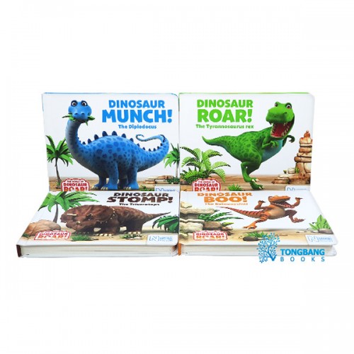 The World of Dinosaur Roar 시리즈 보드북 4종 세트 (Board book, 영국판) (CD미포함)
