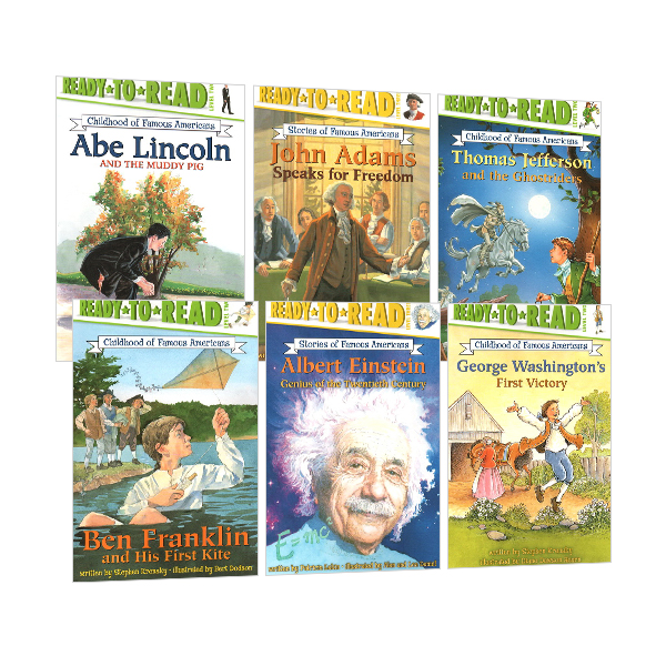 Ready to Read 2 : Childhood of Famous Americans Ready-to-Read Value Pack (Paperback, 6)