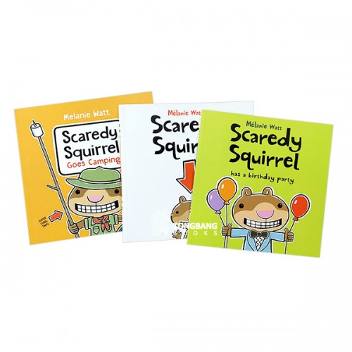 Scaredy Squirrel 픽쳐북 3종 세트 (Paperback) (CD없음)